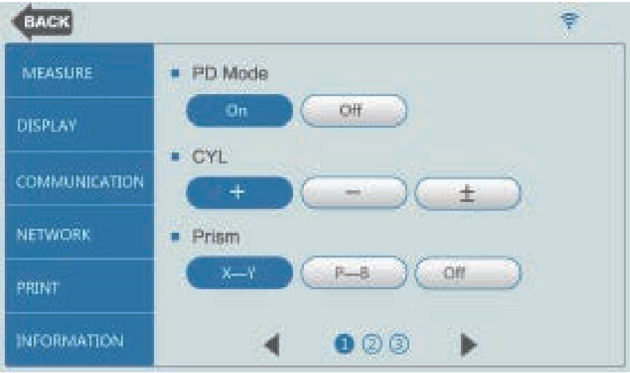 lensometer LM-800 simple user interface
